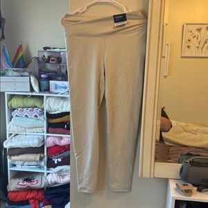 Old Navy Beige Criss cross Leggings